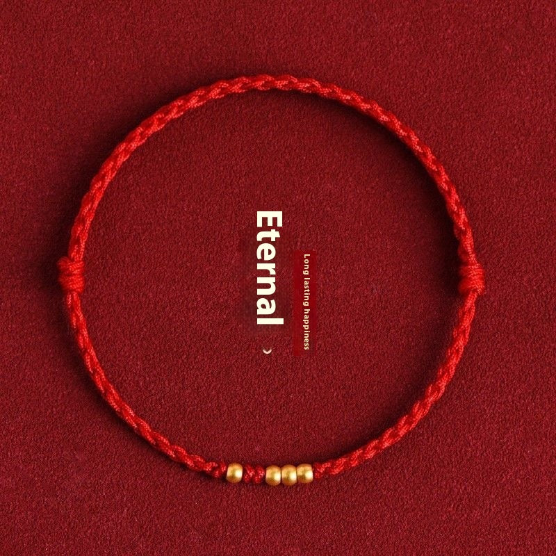 Rotes Seil Armband Handgewebte Liebe Freundinnen Paar Armbänder