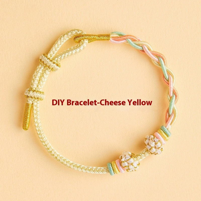 Diy Carrying Strap Semi-finished Bracelet Girls Wearable Lucky Beads