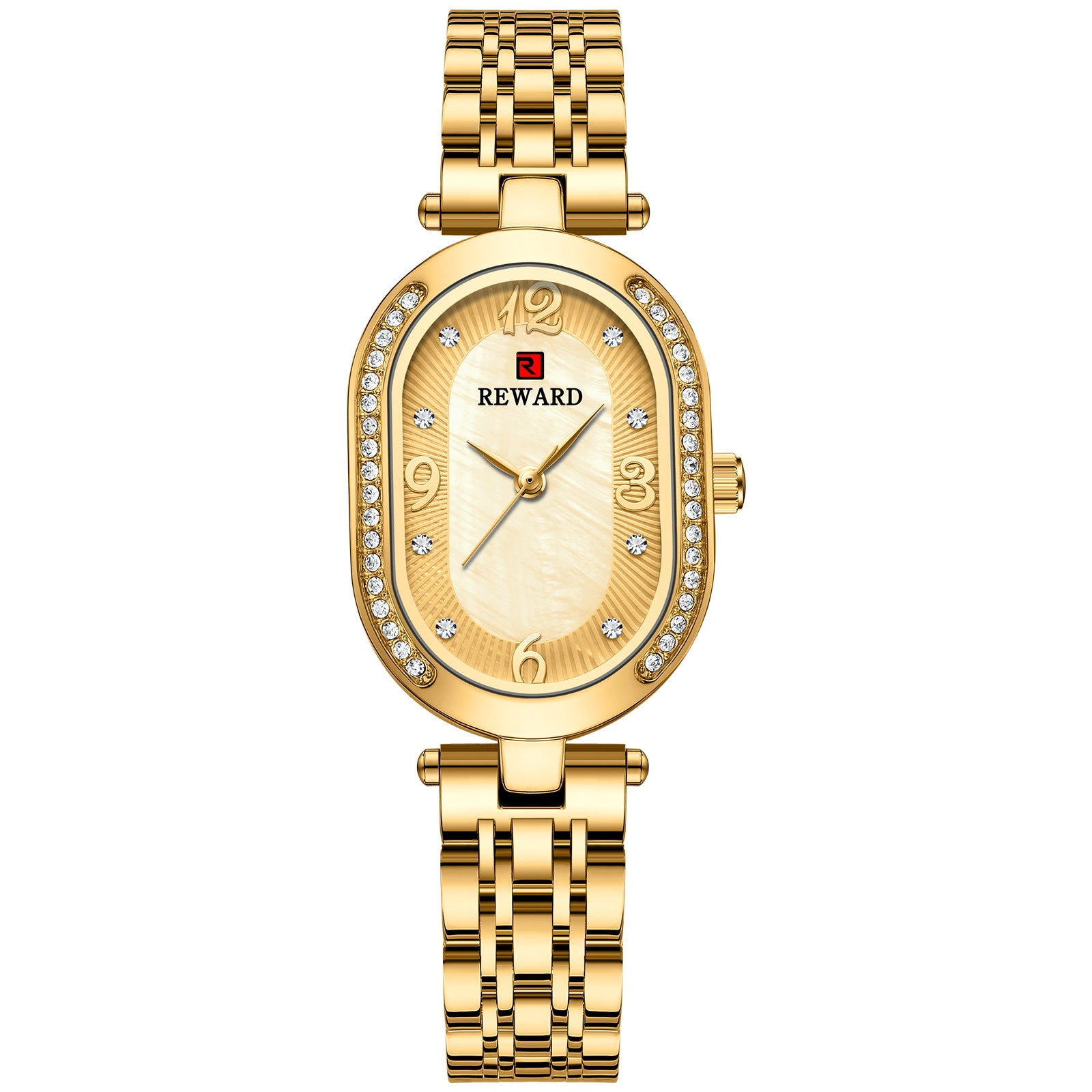 Reloj de señora elegante con diamantes