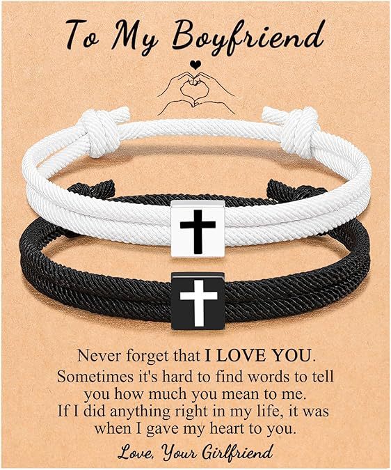 Simple Fashion Cross Milan Rope Braided Bracelet