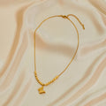 Edelstahl Schmuckset Halskette Ohrringe Ring Dreiteiliges Set