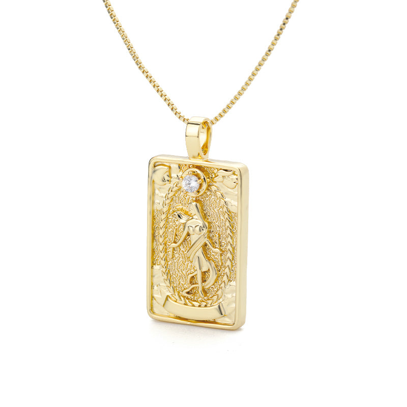 European And American Cross-border New Nordic Tarot Pendant