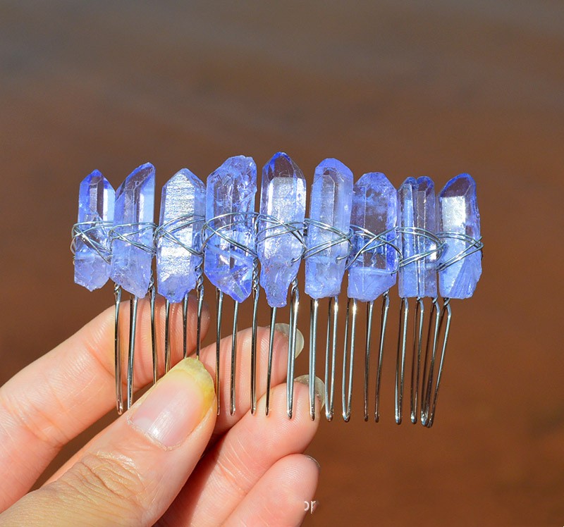 Peineta de Novia Artesanal con Cristales
