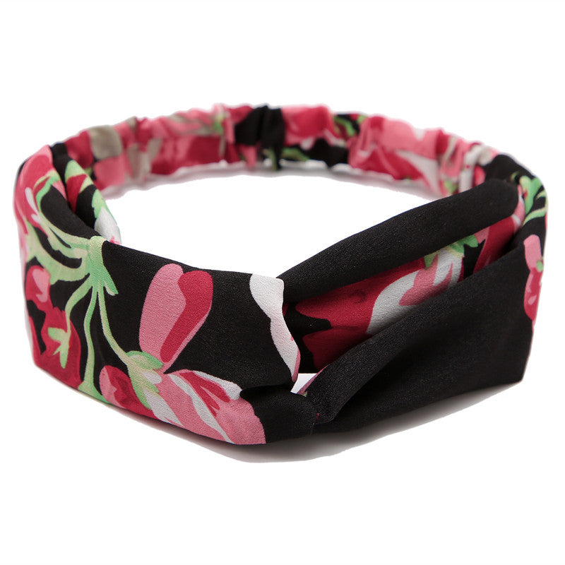 Women's Polka Dot Printed Bohemian Sweet Simple Hair Band