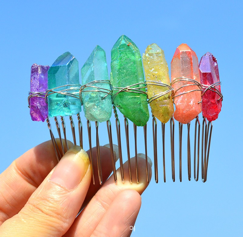 Peineta de Novia Artesanal con Cristales