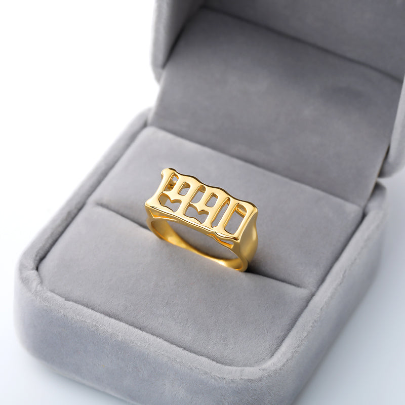 Digitaler antiker Ring Schmuck für Damen und Herren