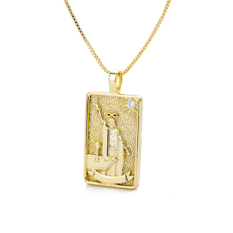 European And American Cross-border New Nordic Tarot Pendant