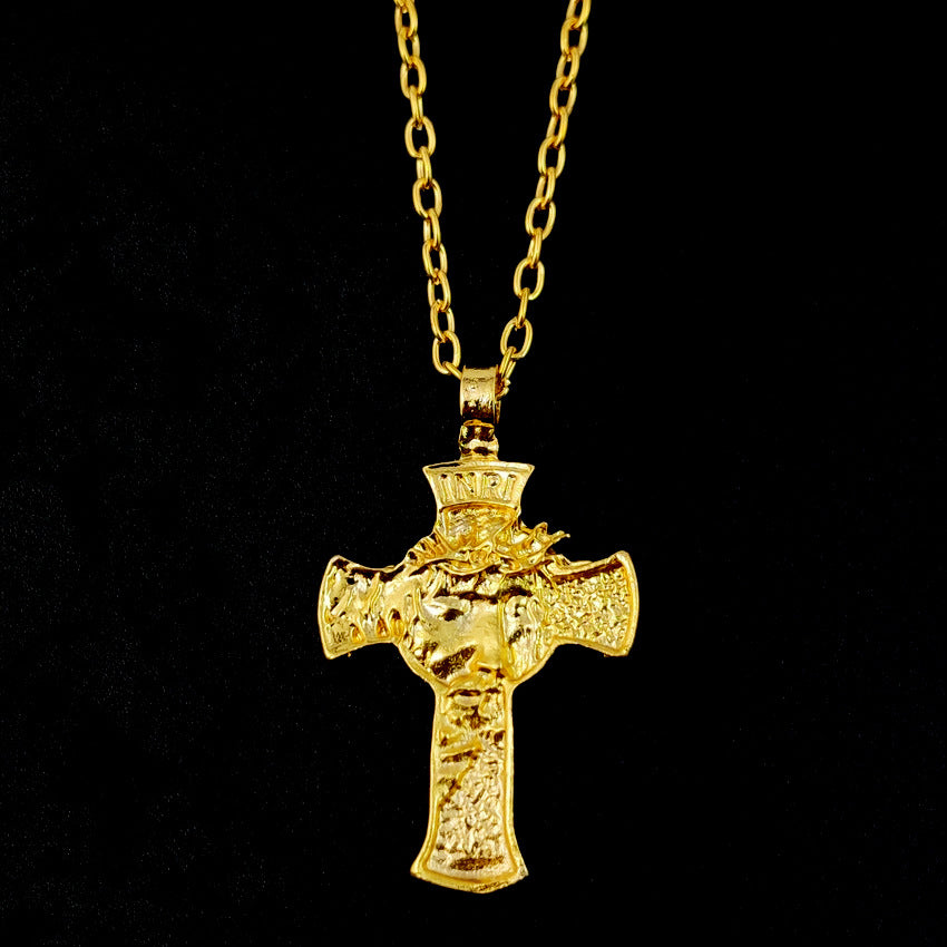 Neue Dornen Jesus Kreuz Halskette für Männer