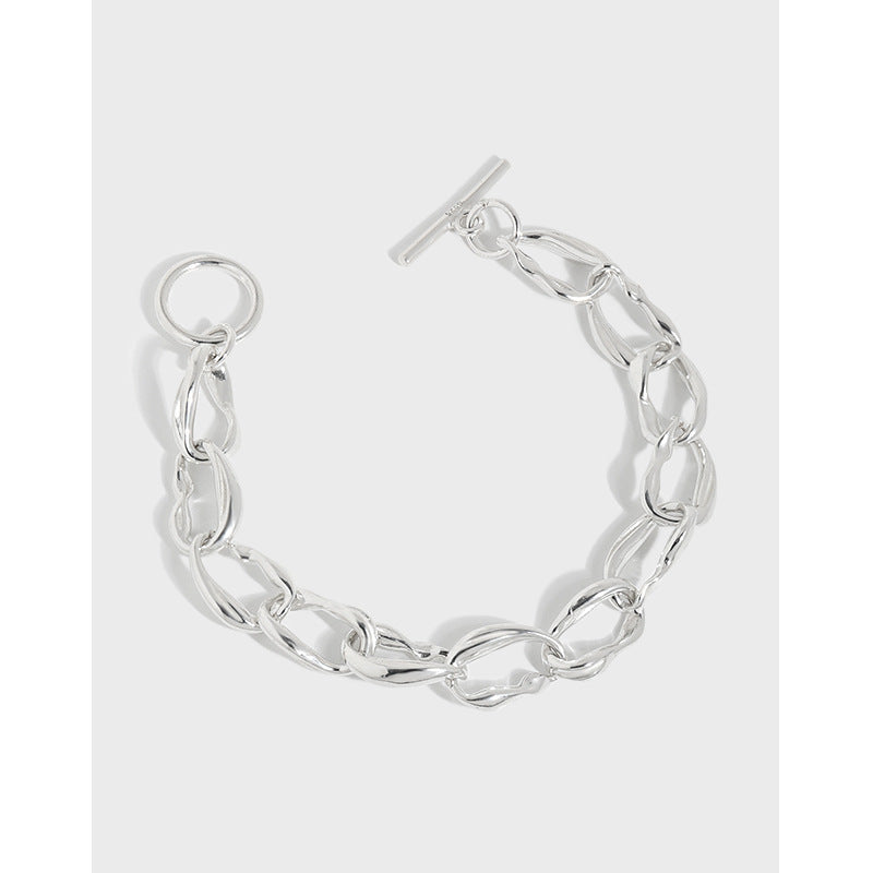 Minimalistisches All-Match Kalt OT Schnallen Kettenarmband für Frauen