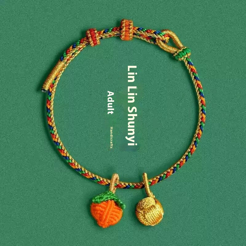 Dragon Boat Festival Colorful Rope Hand Weaving Bracelet