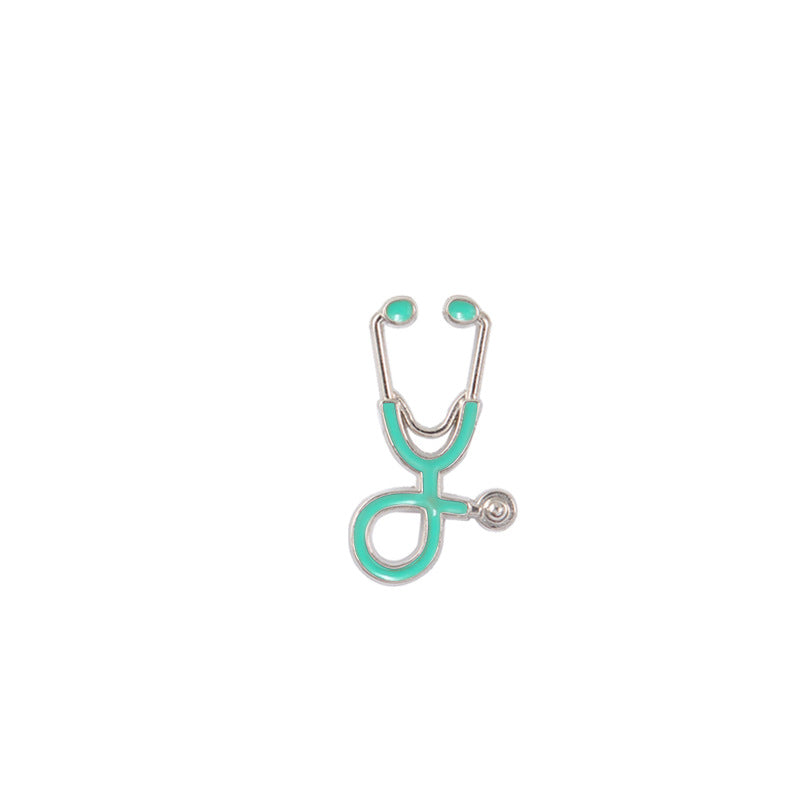Doctor Who Brosche Cartoon Farbe Stethoskop Anstecknadel