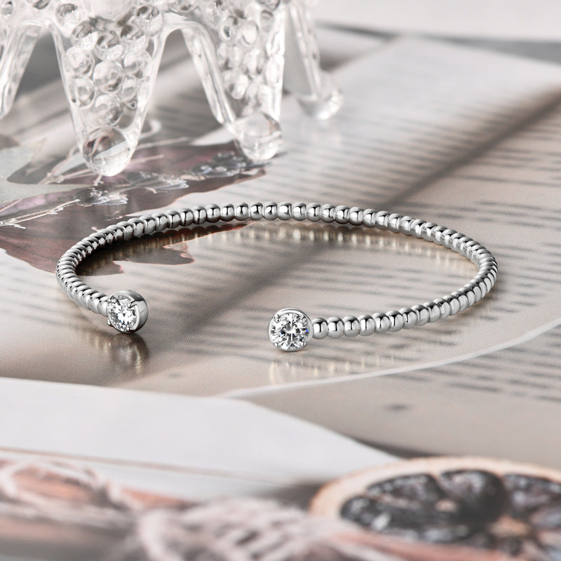 Simple All-match Moissanite Bracelet For Women
