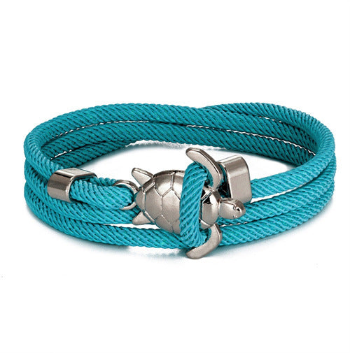Pulsera de cuerda náutica ajustable de múltiples vueltas Serie Marina