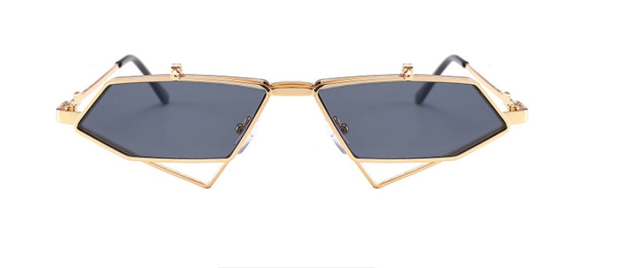 Tidal Netto Rot vibrierende Sonnenbrille Retro Damenmodelle Damen Persönlichkeit Koreanische Version Sonnenbrille elegante runde Gesichts-Neue Brille