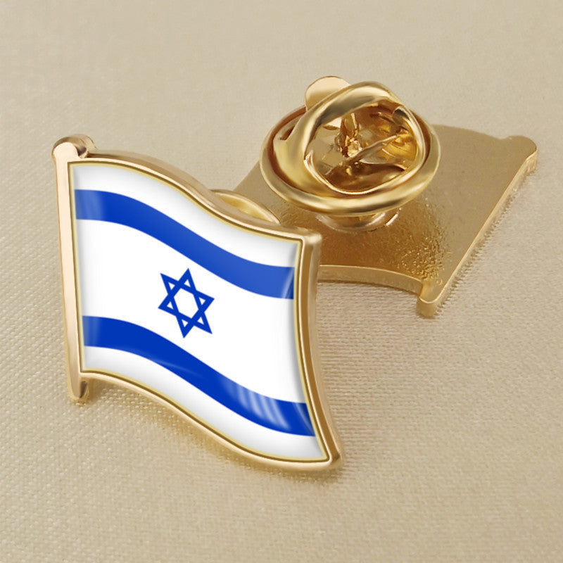 Kristallkleber Gold M Abzeichen Brosche