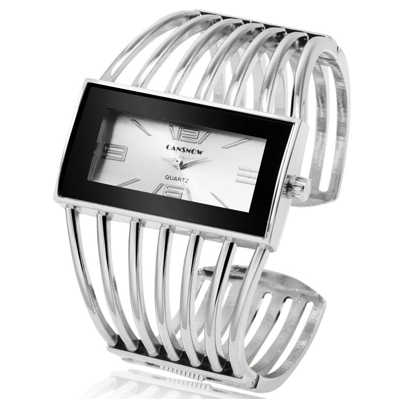 CANSNOW Reloj de mujer de lujo a la moda, pulsera de oro rosa, reloj de vestir para mujer, reloj de pulsera para niñas Saati, Relojes