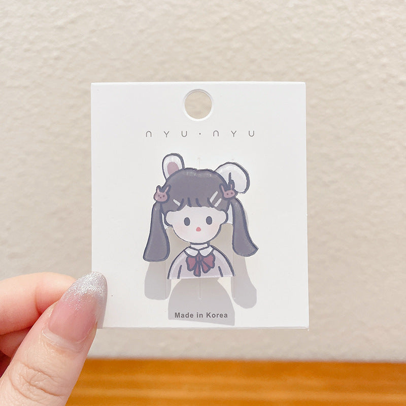 Women's Fashionable Simple And Cute Cartoon Brooch