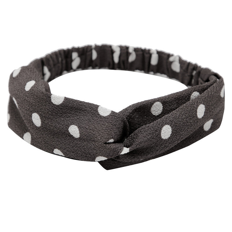 Women's Polka Dot Printed Bohemian Sweet Simple Hair Band