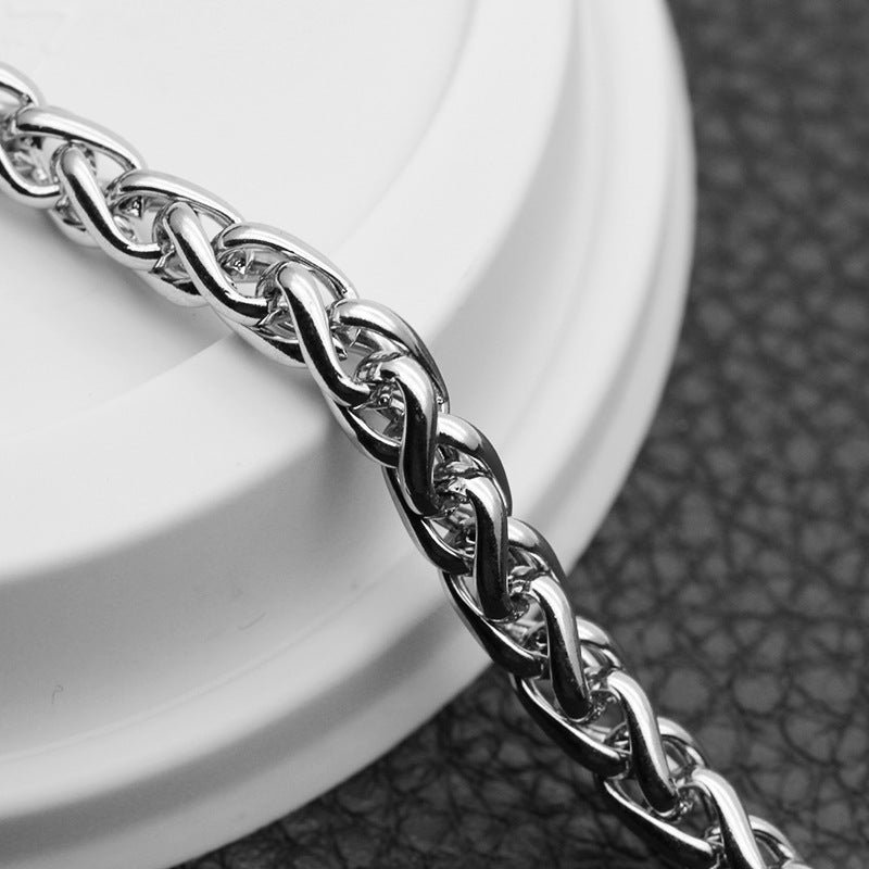 Collares de acero de titanio para hombres