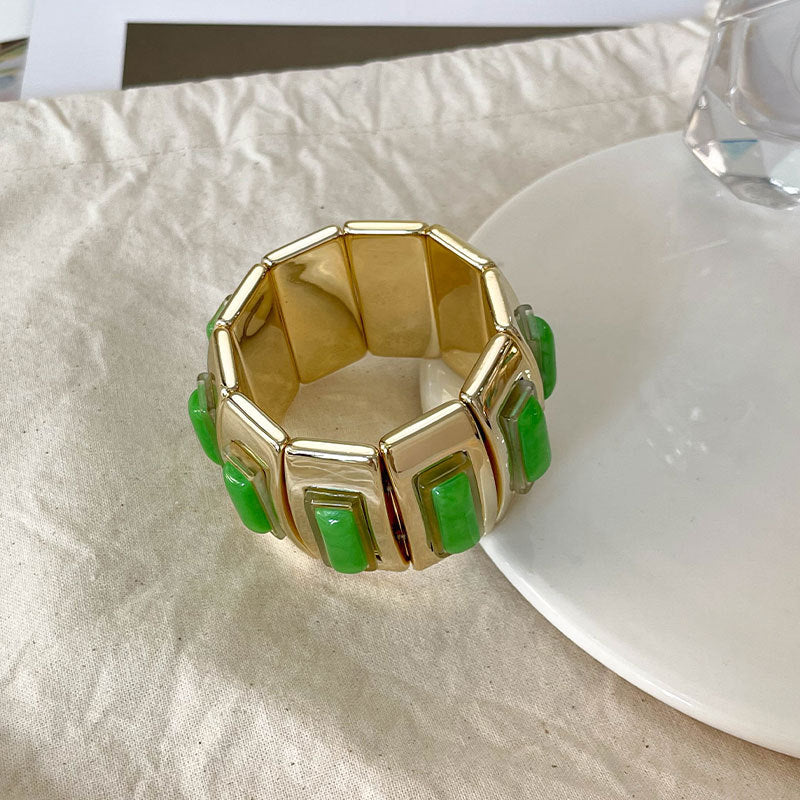 Fashion Alloy Gold-plated Candy Resin Jewelry