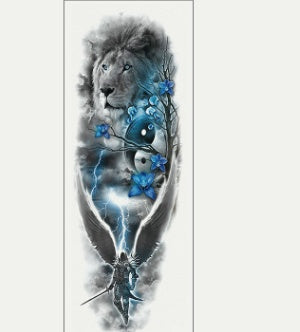 Pegatina de tatuaje impermeable para brazo completo