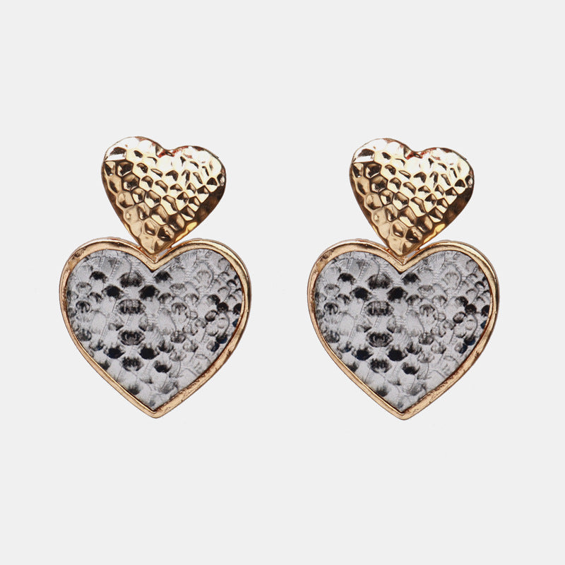 Pendientes de corazón para mujer