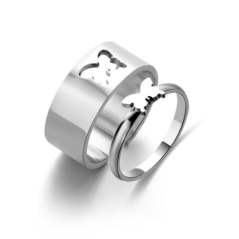Anillo de Acero de Titanio Sencillo y Versátil