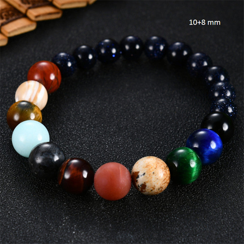 Pulsera de planetas del sistema solar para hombre