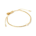Modisches kleines Goldperlenarmband