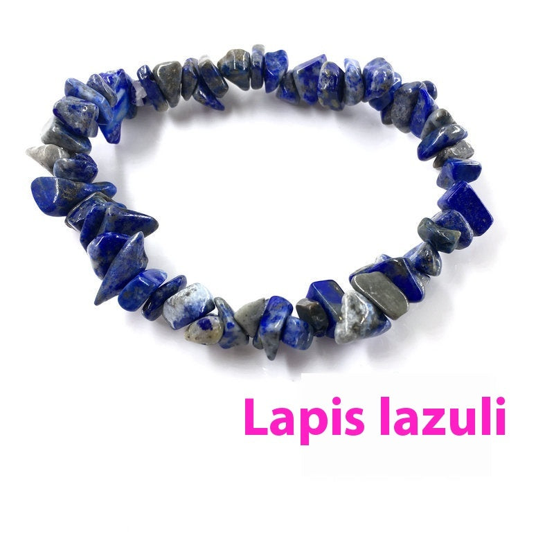Pulsera de grava para mujer con personalidad y diseño irregular de moda