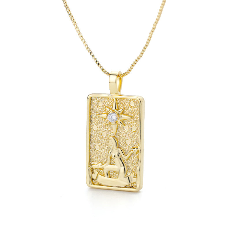 European And American Cross-border New Nordic Tarot Pendant