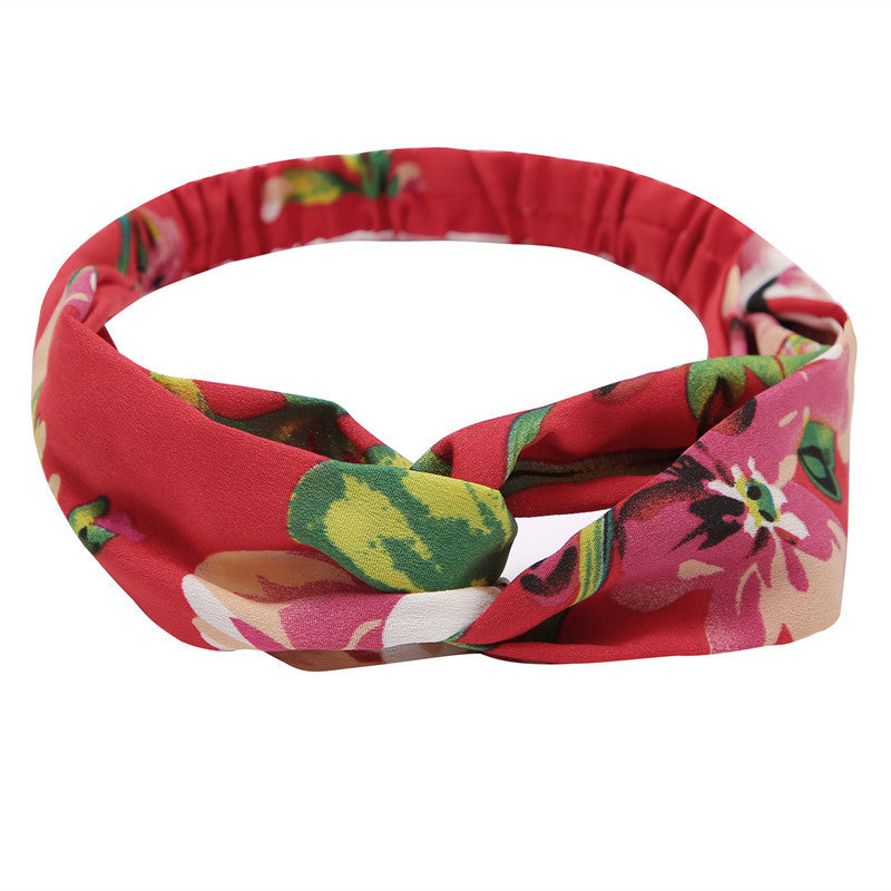 Women's Polka Dot Printed Bohemian Sweet Simple Hair Band