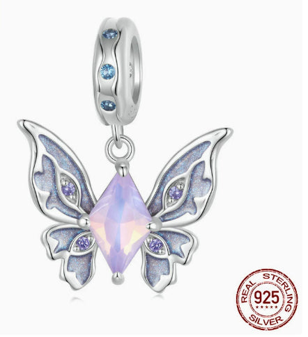 Motorcycle S925 Sterling Silver Pendant Diy Accessories