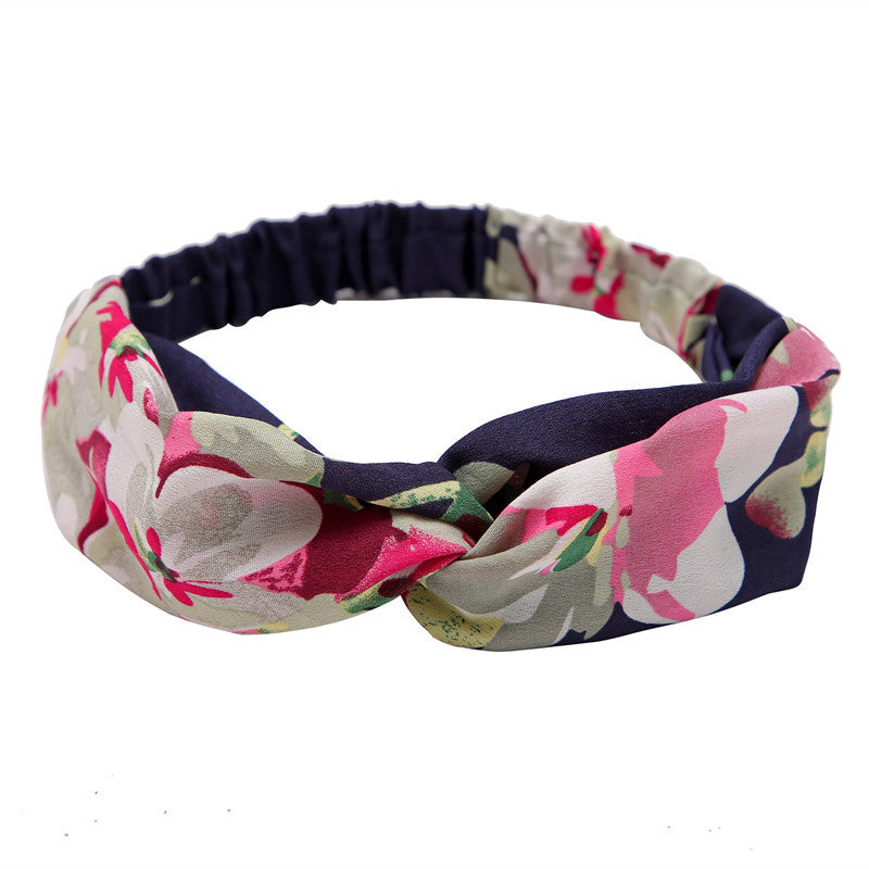 Women's Polka Dot Printed Bohemian Sweet Simple Hair Band