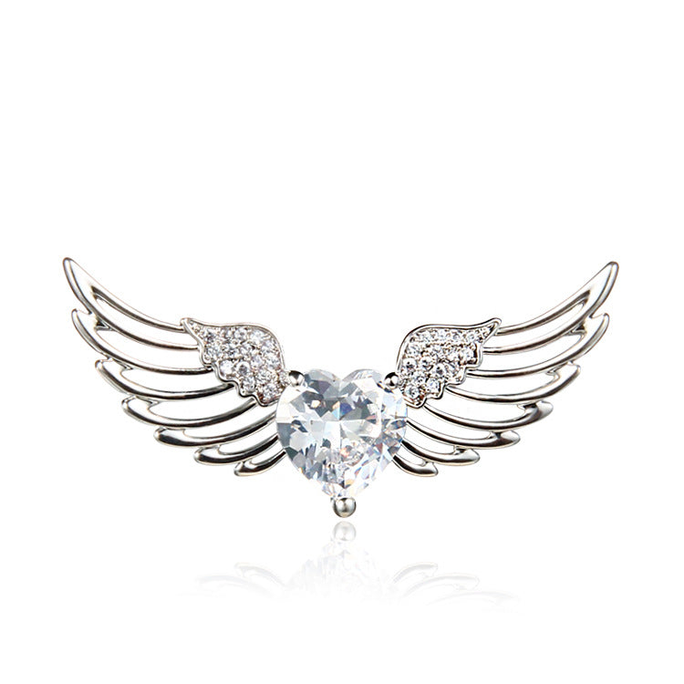 Broche de alas de ángel