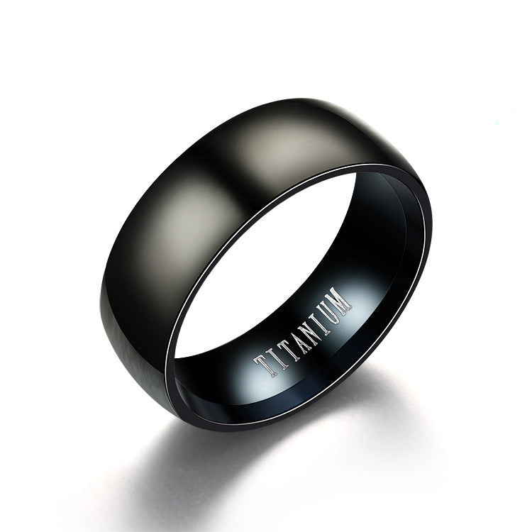ANILLO DE TITANIO Anillo de Acero de Titanio para Hombres