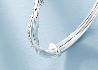 Mobius Silver-plated Bracelet Female Twist Fashion