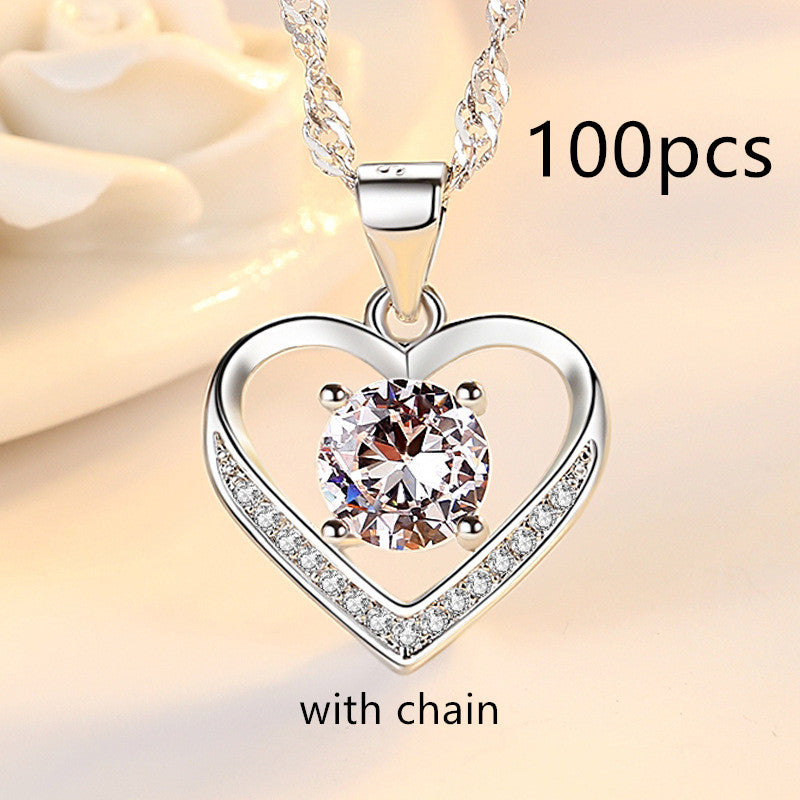Fashionable Eternal Love Girl Necklace Pendant