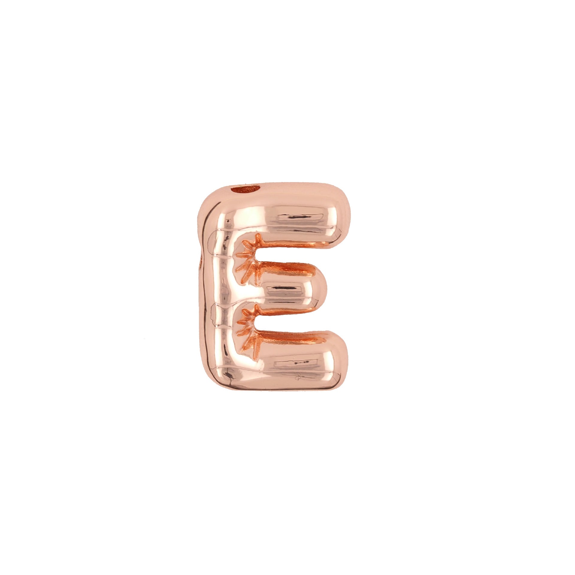 Glossy Letters Copper Pendant Necklace