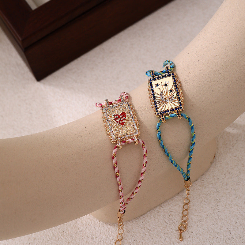 Love Moon Mode-Halskette Armband