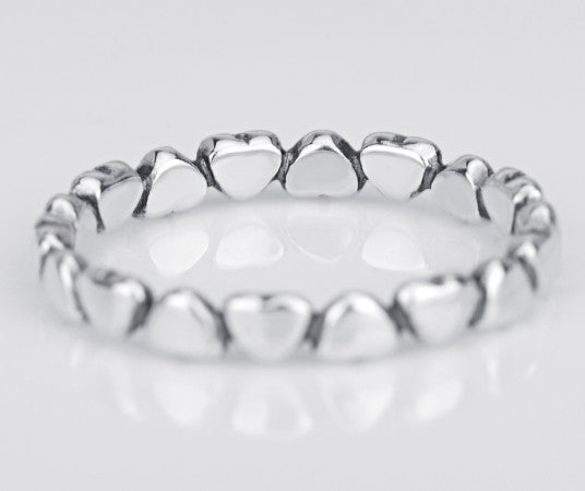 925er Sterling Silber Herzring