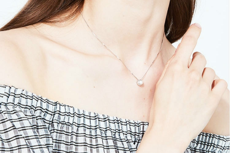 Collar de perlas de plata 925