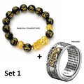 Unisex-Chinesisches-Feng-Shui-Pixiu-Armband-Ring