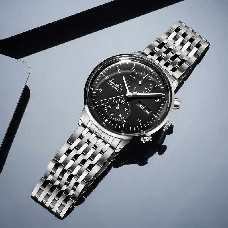Vollautomatische mechanische Uhr, Multifunktionale Business-Uhr, schlicht, leuchtend, wasserdicht