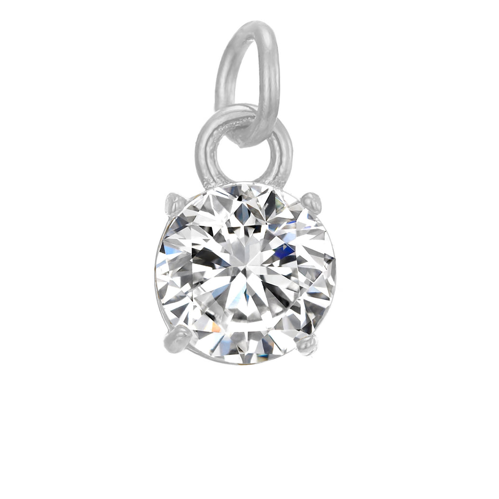 Ornament All-match Neue Edelstahl Runde Accessoires Diamant Damenanhänger