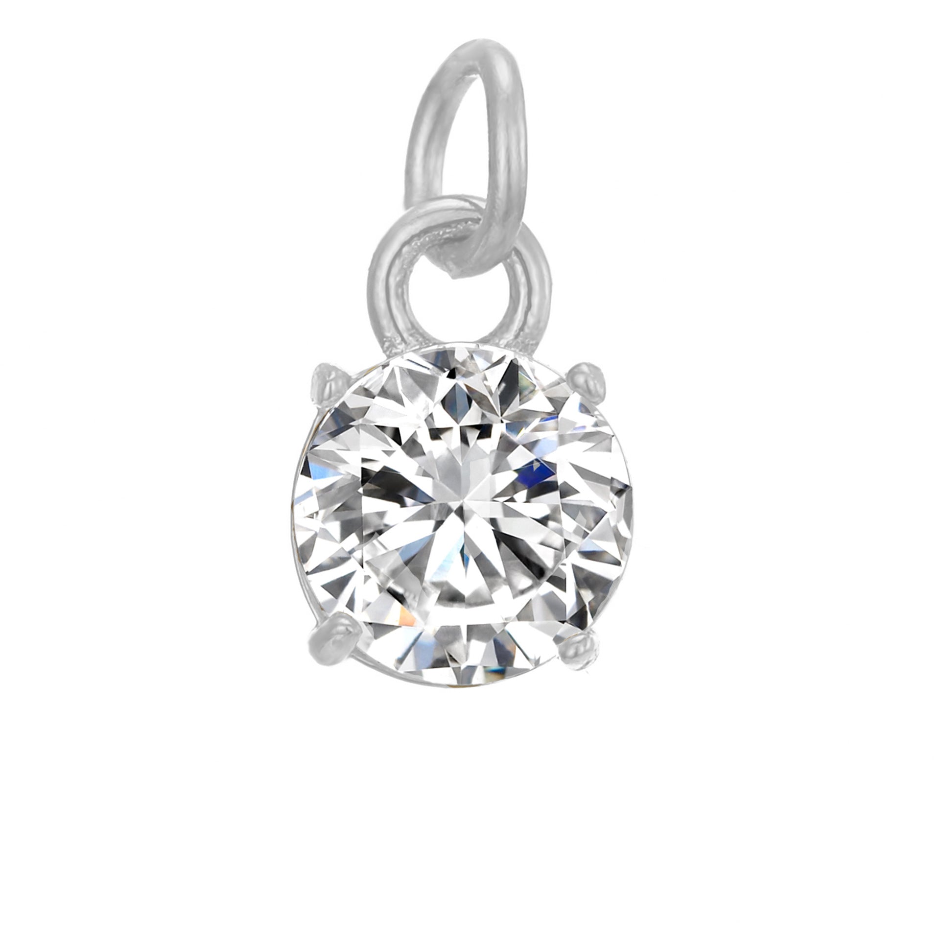 Ornament All-match Neue Edelstahl Runde Accessoires Diamant Damenanhänger