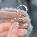 Anillo de plata de ley S999 "Winding Love" de joyería de moda