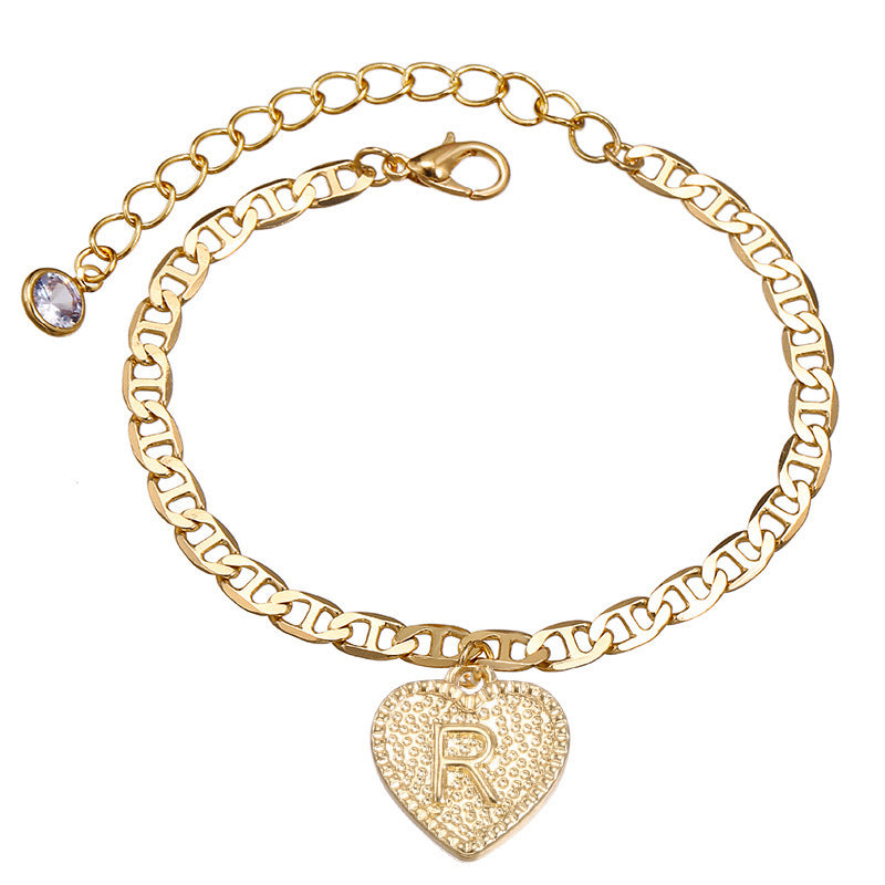 26 English Letters Fashion Men's And Women's Beach Chain