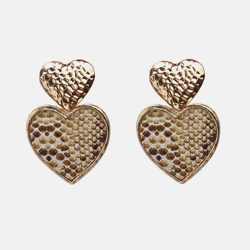 Pendientes de corazón para mujer