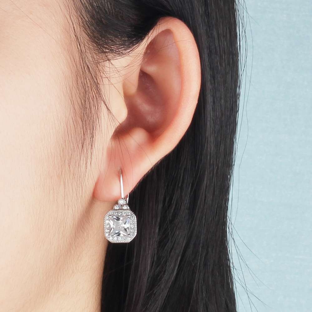 Ohrringe aus Sterlingsilber 925 mit Strass